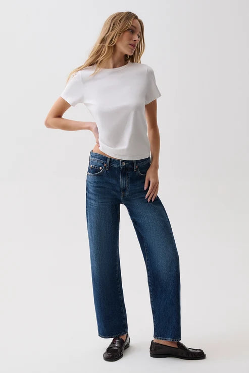 Lexi Mid Rise Bowed Jeans – Moonwave