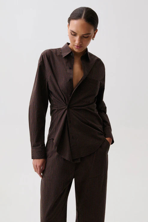 Mila Wrap Top Hot Toddy