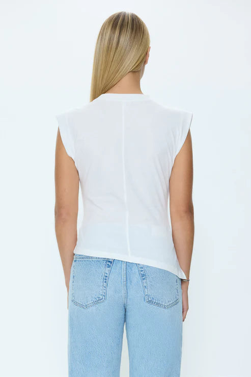 Pistola Nya Draped Tee – White