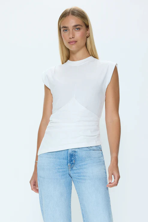 Pistola Nya Draped Tee – White