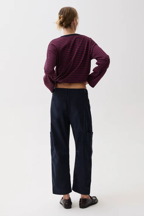 Sabrina Curved Utility Pants Nautical