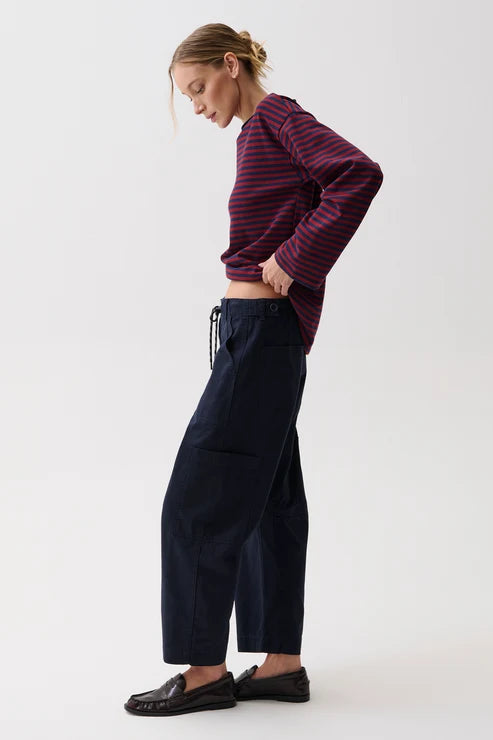 Sabrina Curved Utility Pants Nautical