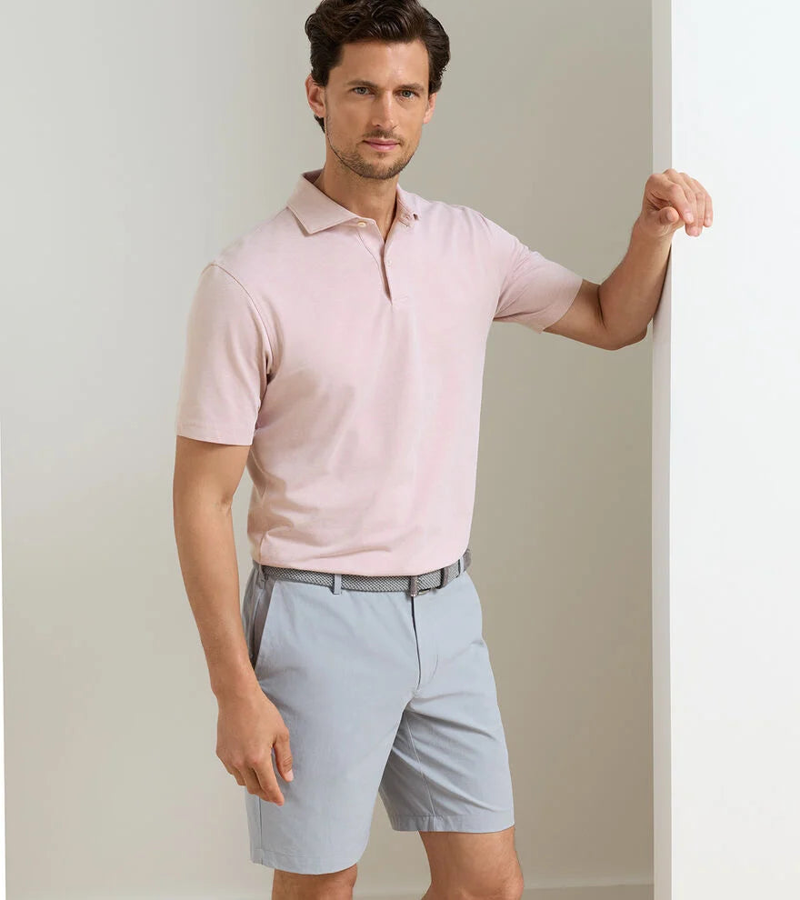 Albatross Pique Polo - Faded Scarlet