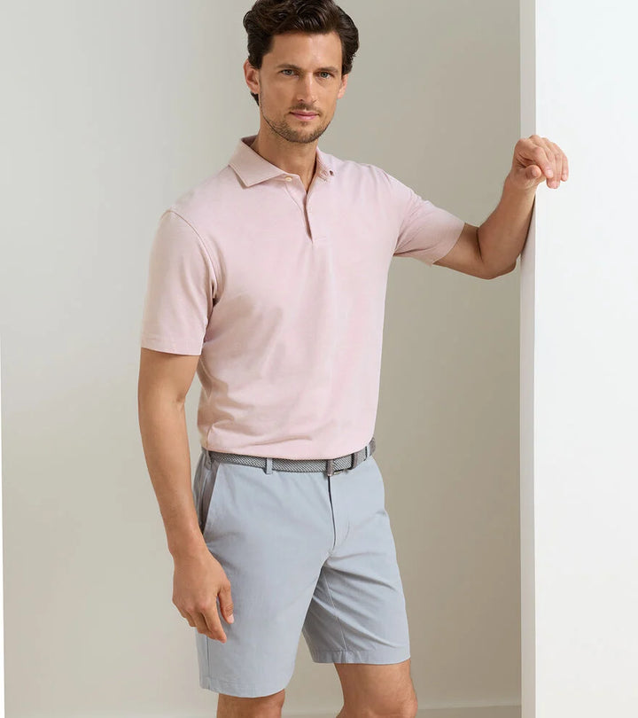 Albatross Pique Polo - Faded Scarlet