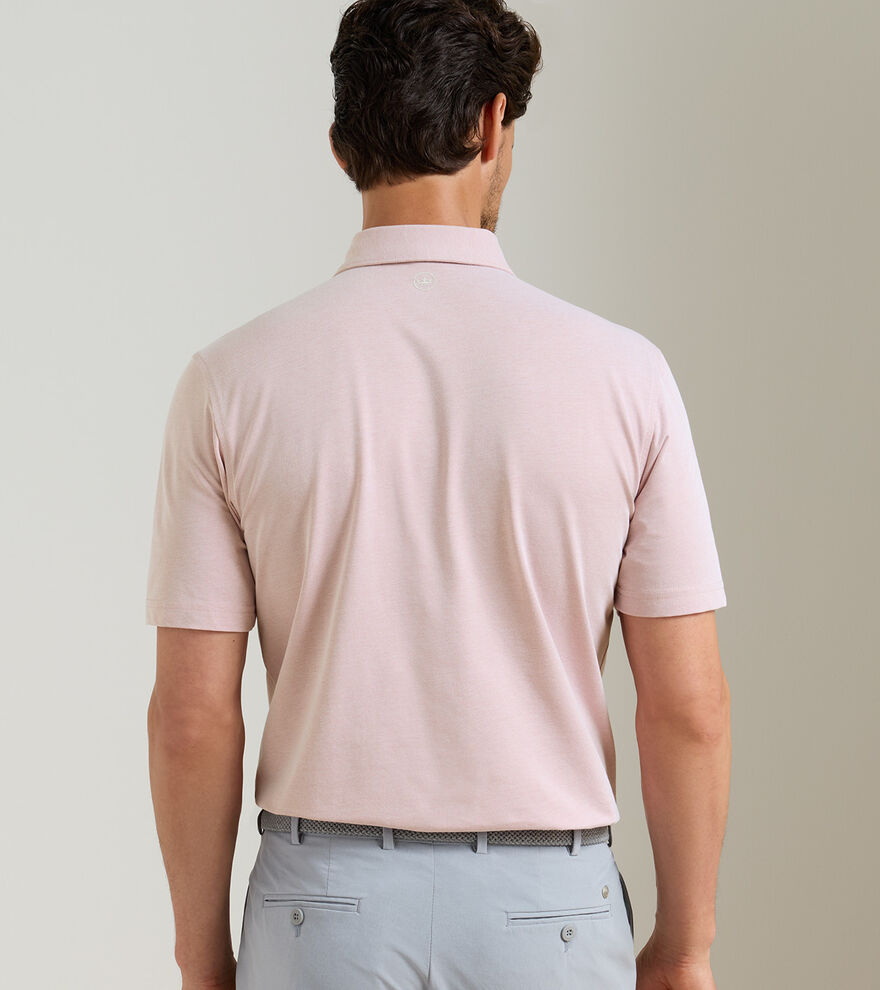 Albatross Pique Polo - Faded Scarlet