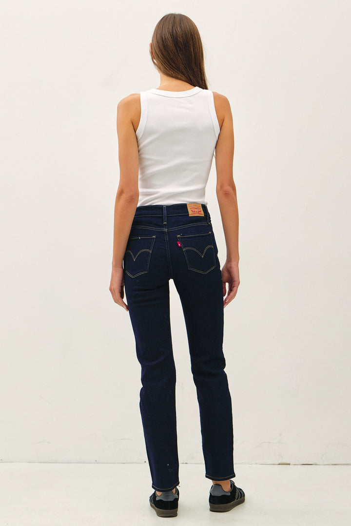 Round Neck Tank Top White