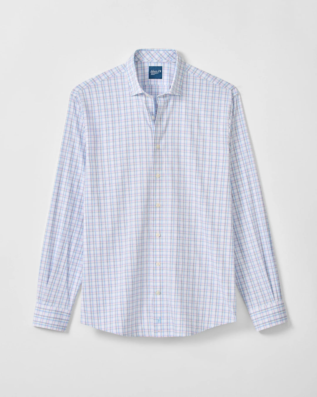 Johnnie-O Salvadore Perf Button Down White