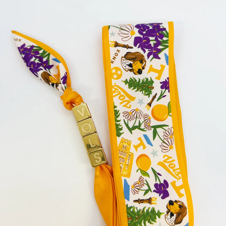 Alphabet Bead Skinny Scarf Slider