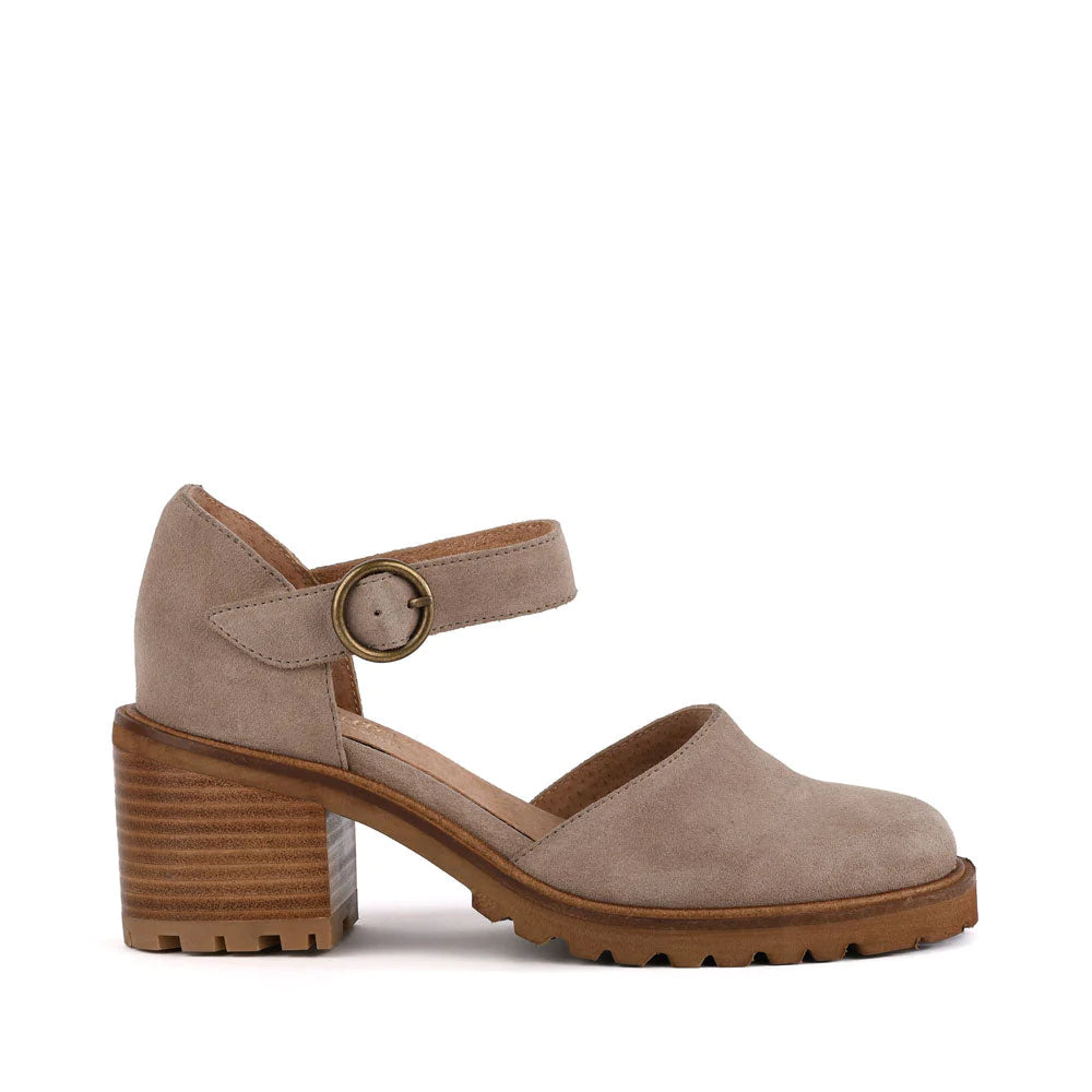 Seychelles Lock and Key Suede
