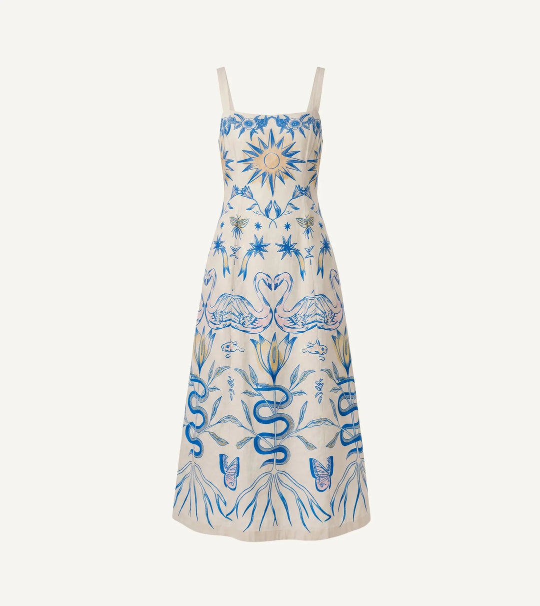 Shelly Ankle Dress in Lunada
