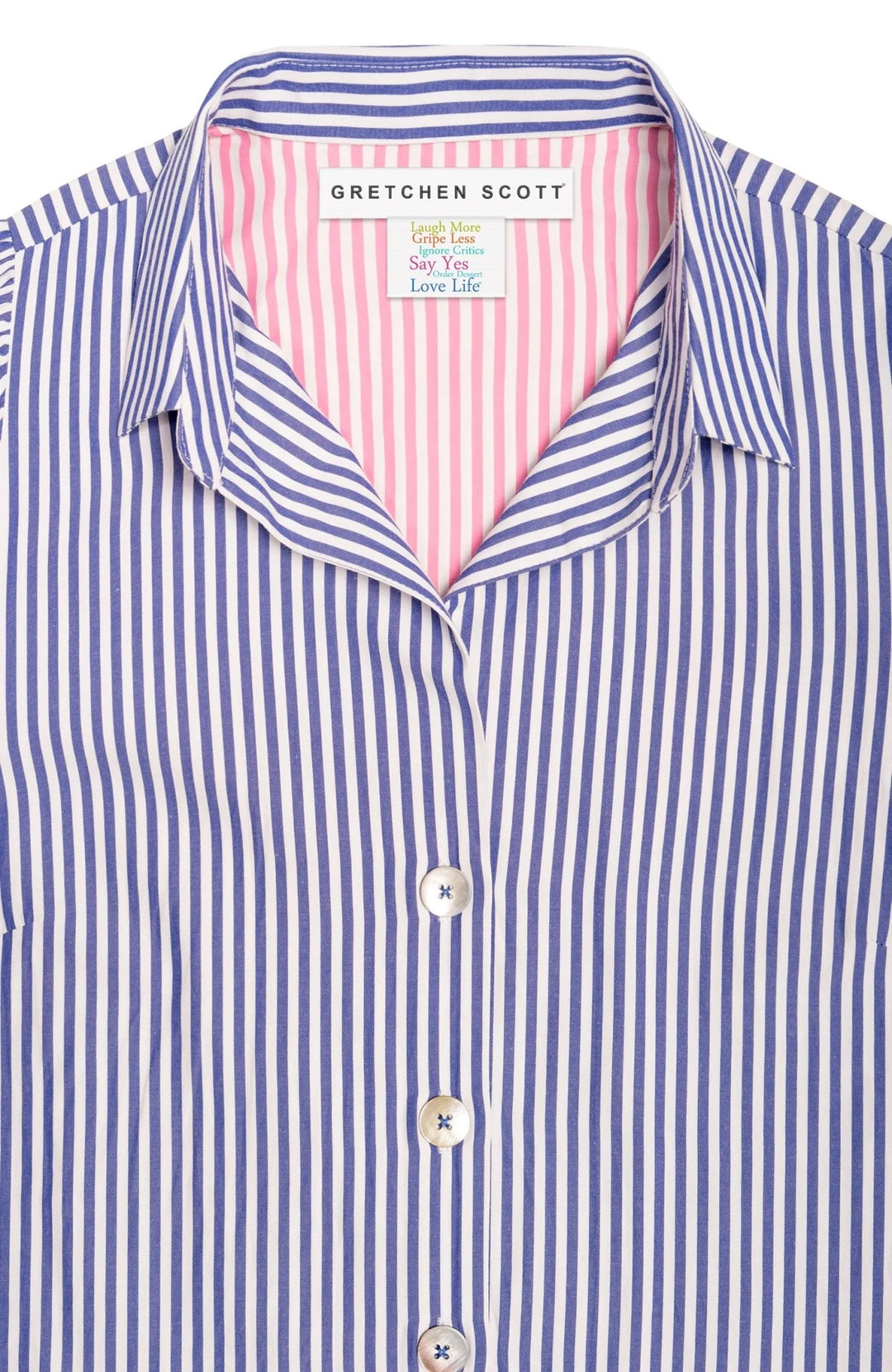 So Sweet Cotton Dress - Navy Stripe