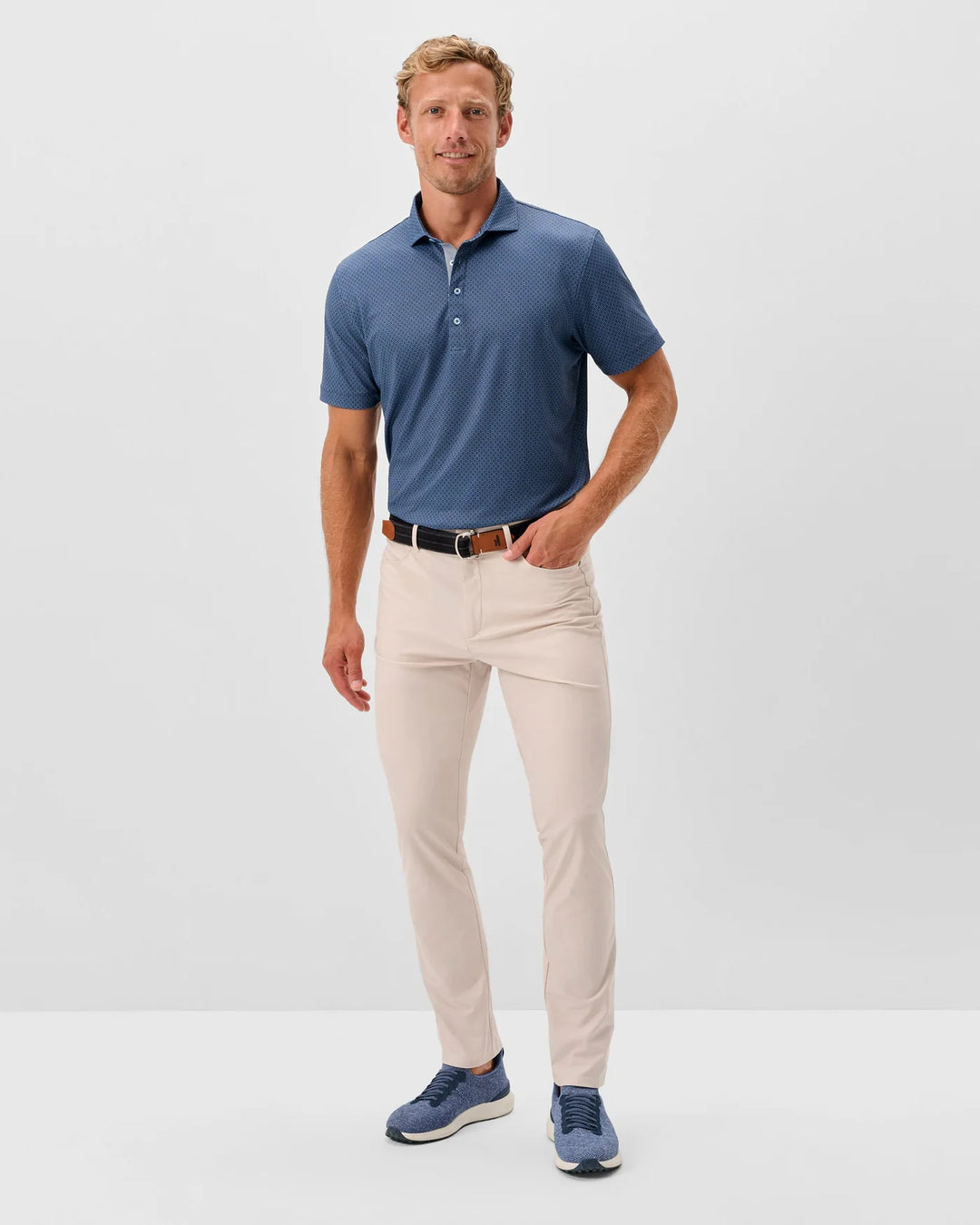 Johnnie-O Cross Country Flex Pant Stone