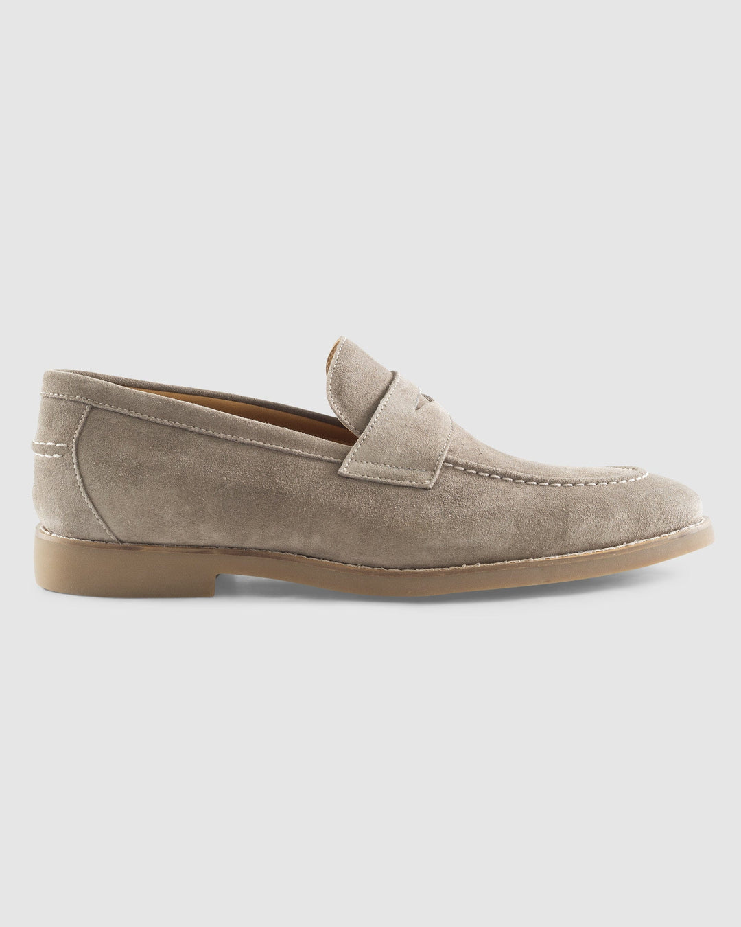 J-Flex Suede Penny Loafer - Stone