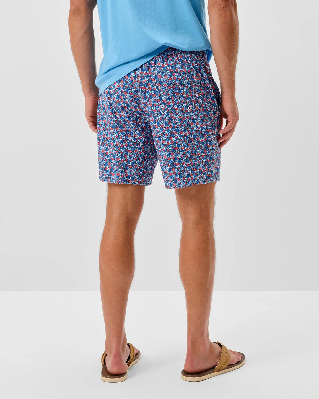 Johnnie-O Half Elastic 7" Surf Shorts Freesia