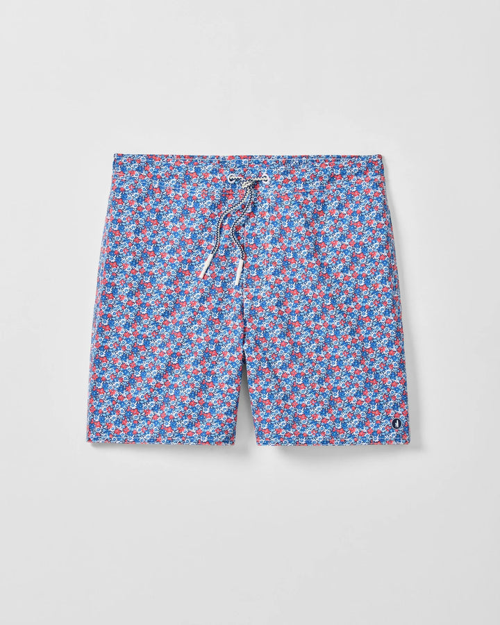 Johnnie-O Half Elastic 7" Surf Shorts Freesia