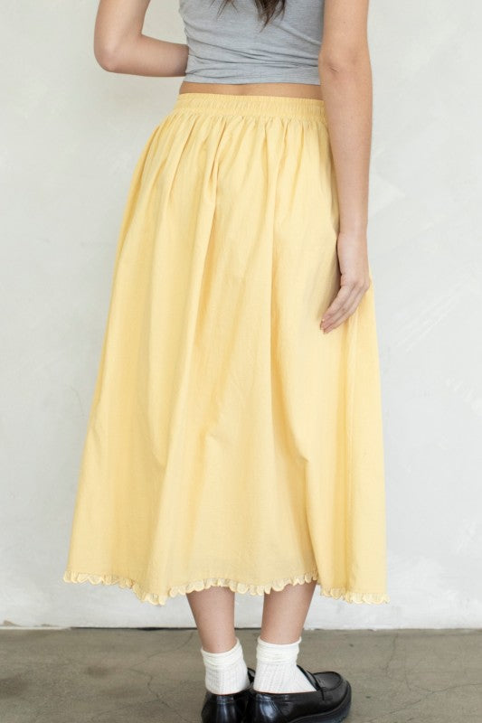 Cotton Apron Skirt