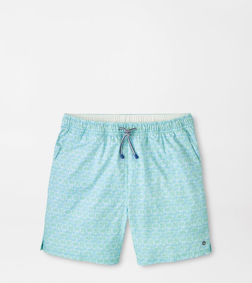 Peter Millar Tide Lines Swim Trunk Rainforest