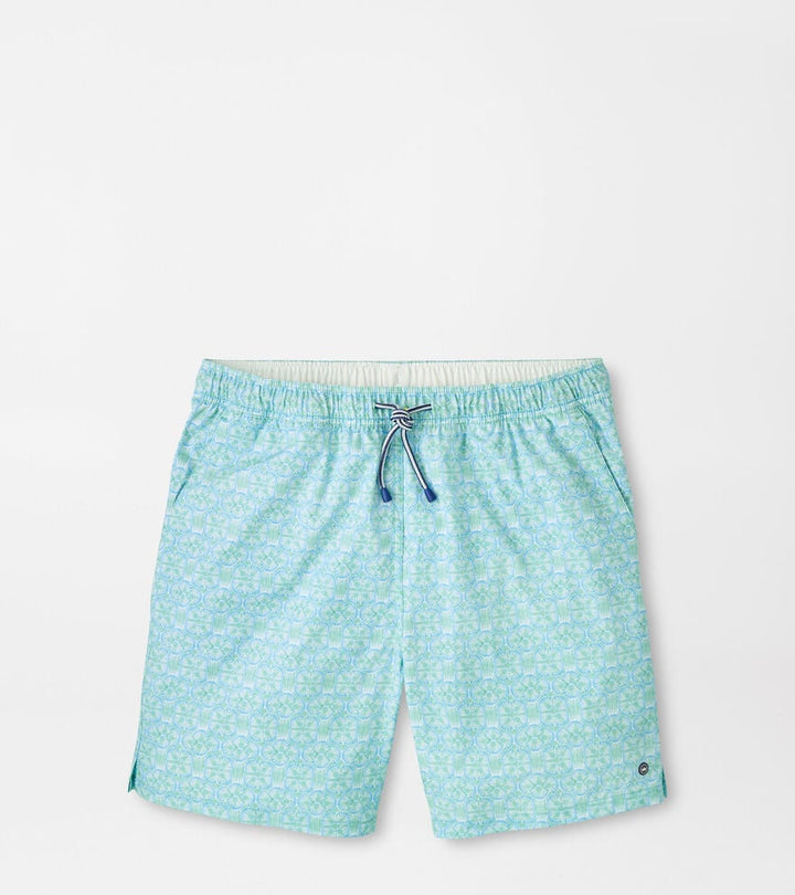 Peter Millar Tide Lines Swim Trunk Rainforest