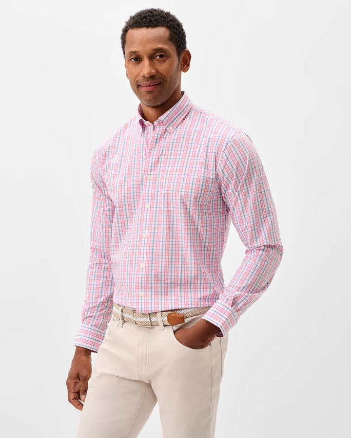 Johnnie-O Tinsley Perf Button Down Snapper