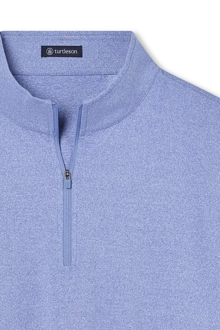 Ciro 1/4 Zip - Royal Blue Heather