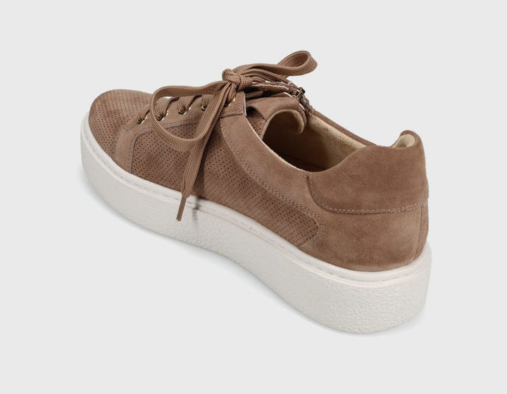 Yohana Mink Taupe Suede