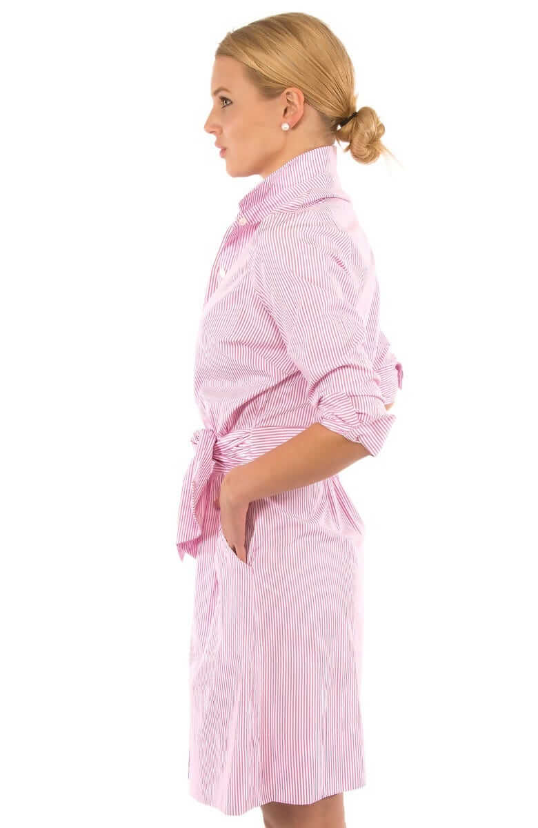 Pink Breezy Blouson Dress