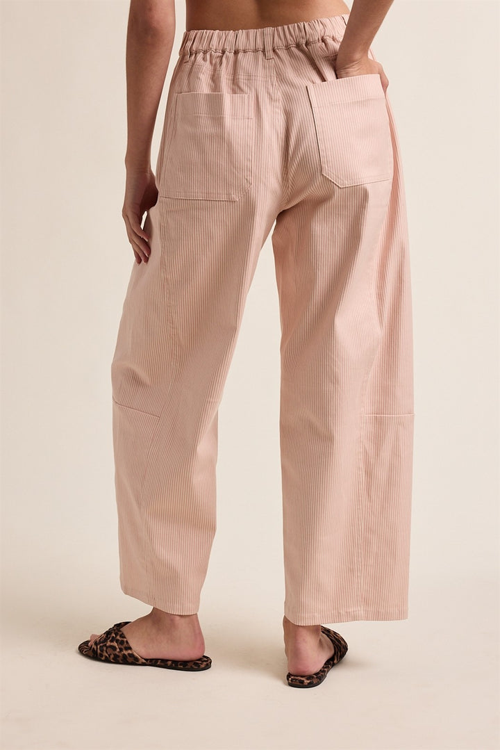 Journey Striped Pants Pink &amp; Taupe