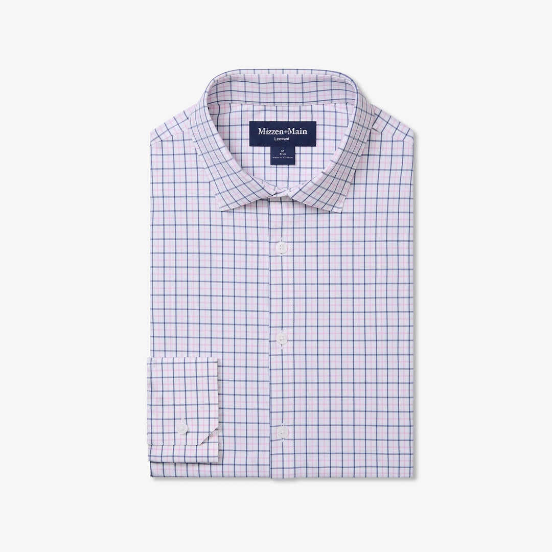 Mizzen+Main Leeward Pink Salt Wyatt Plaid