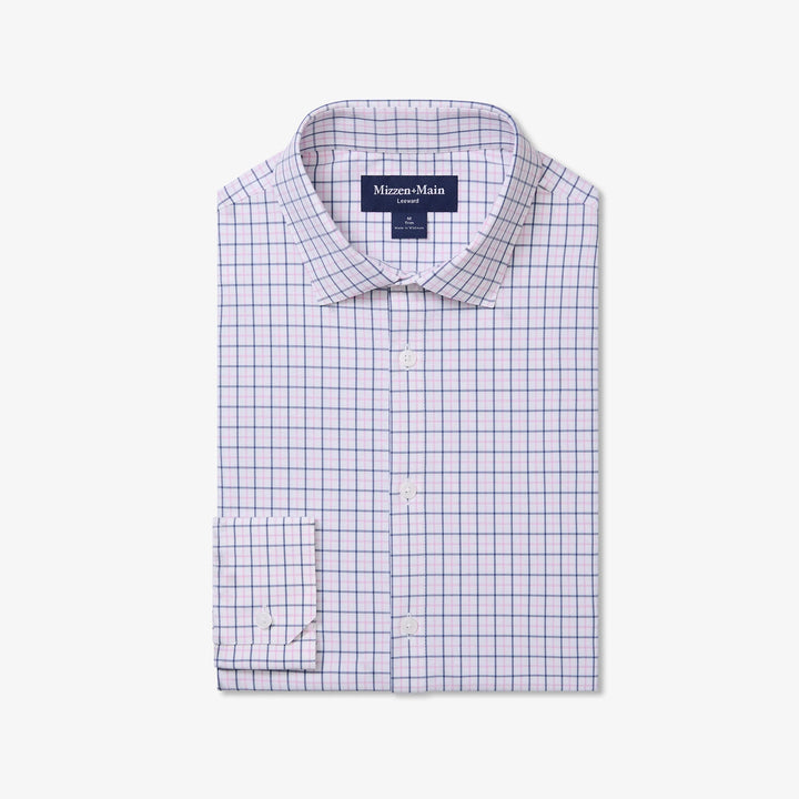 Mizzen+Main Leeward Pink Salt Wyatt Plaid
